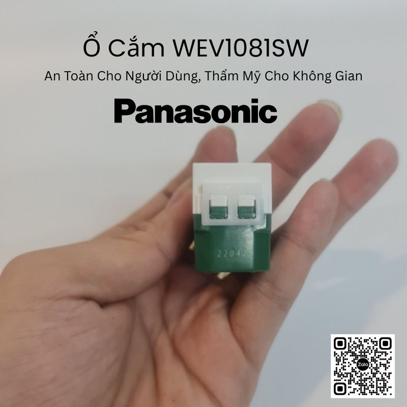 Ổ Cắm WEV1081SW có màn che: An Toàn Cho Người Dùng, Thẩm Mỹ Cho Không Gian